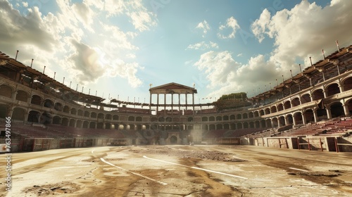 A magnificent ancient stadium, a battle arena for gladiators. Suitable for those who like to take photos and learn about history. 