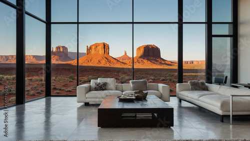 View of Monument Valley Architecture 