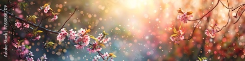 background with bokeh, spring weather banner, poster, spring weather background, spring background