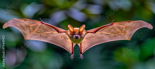 Uncommon bat species nourishing on insects in wild habitat tied to novel viruses