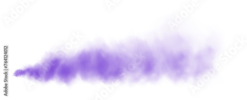Purple fog in slow motion. Realistic atmospheric purole smoke. Red fume slowly floating rises up. PNG. 
