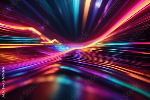 3d render abstract background with colorful spectrum