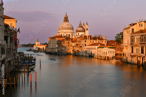 View of the Basilica of Santa Maria della Salute, Venice, Italy