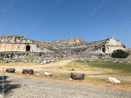 Miletus Ancient City Theater 2, Aydin, Turkiye/Turkey