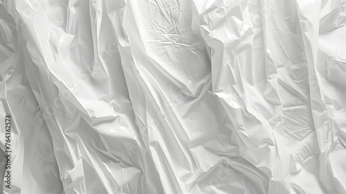 White plastic bag texture. Abstract background and texture for design. Generative AI