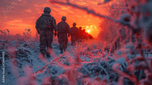 Frozen Trench: Artificial Soldiers in the Cold