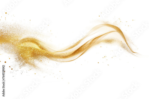 Gilded Whirl on transparent background,