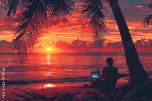 Devotee’s Exploration of Global Workspaces: Trekking Through Peaceful and Calming Areas While Maintaining Job Exuberance—A Virtual Office Setup in Tropical Zones.