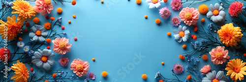 Abstract cheerful banner in the concept of April Fool's Day or April Fool's Day. Banner. Spring and summer background.