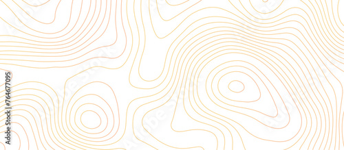 Topographic map background geographic line map pattern .panorama view orange color wave curve lines .geographic mountain relief abstract grid .the concept map of a conditional geography map .