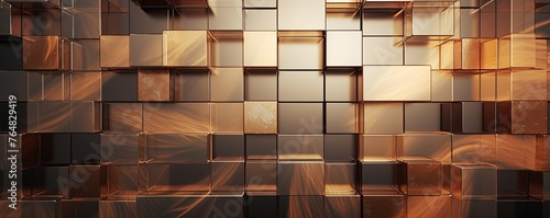 abstract glass tiles background color brown