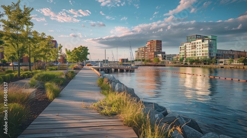 Along a neglected city waterfront, an architect designs a vibrant boardwalk and marina
