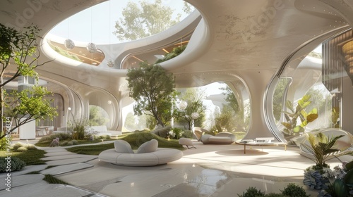 An architect imagines the future of residential living, incorporating AI, automation, and eco-friendly technologies into a home that adapts to its inhabitants' needs