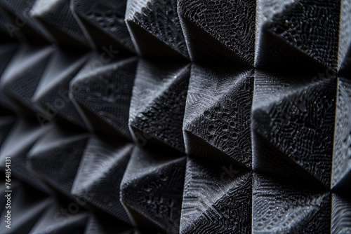 Soundproof acoustic foam panel pattern