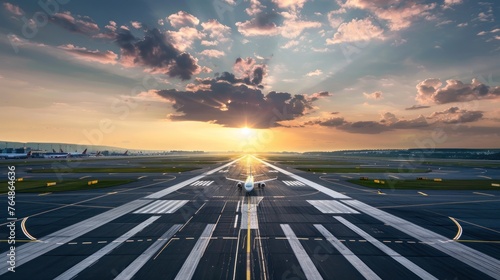 For an expanding international airport, a civil engineer is designing new runways and terminals, considering future growth, operational efficiency, and passenger experience