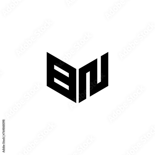 BN letter logo design with white background in illustrator. Vector logo, calligraphy designs for logo, Poster, Invitation, etc.