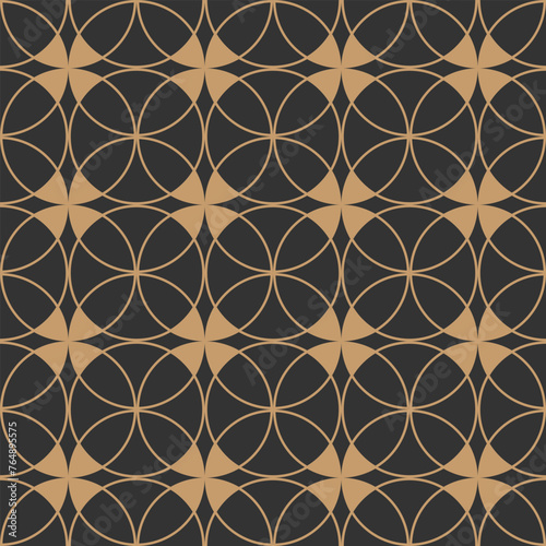 Seamless geometric retro pattern background. Vector illustration