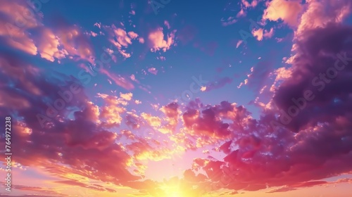 Vibrant Sky Captivating Colors of SunriseSunset Perfect for Design Projects