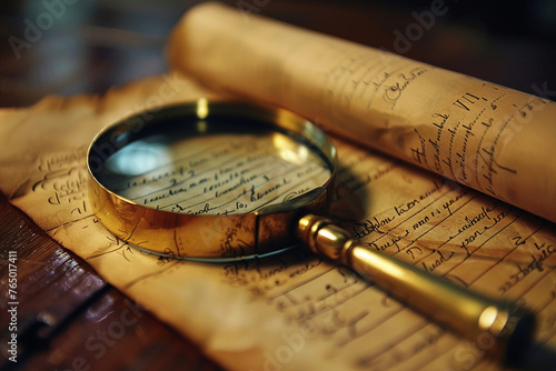 A magnifying glass over a document, representing the scrutiny of legal details for fairness
