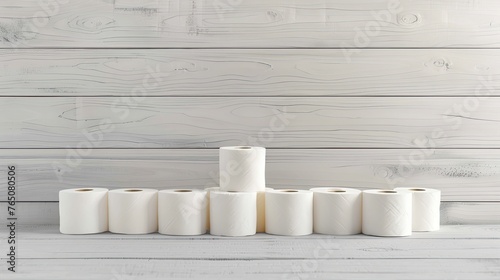 Toilet paper assortment. Generative AI