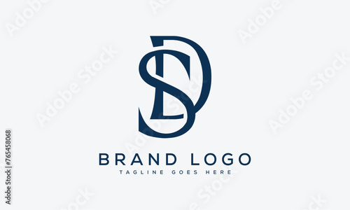 letter SD logo design vector template design for brand.
