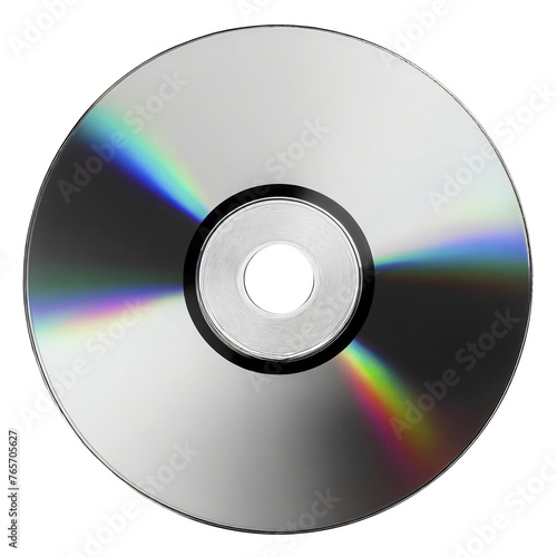 cd or dvd disc isolated on transparent background