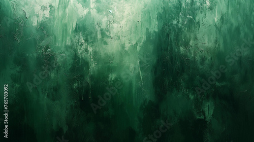 Emerald green background texture grunge, old vintage textured colors of light and dark green. Marbled stone or rock texture pattern. Full Frame Cement Surface Grunge Texture Background