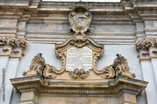 mother church of s. Andrea Presicce-Acquarica Lecce Puglia Italy