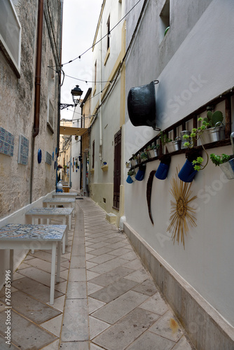 the historic center of presicce-acquarica lecce puglia italy