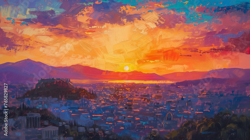 Athenian Sunset View