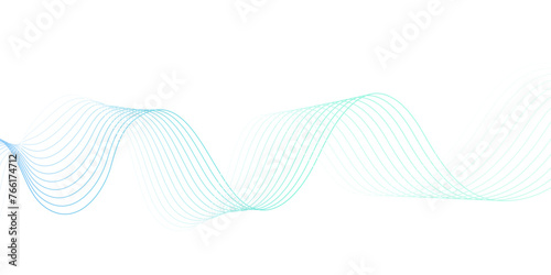 abstract wave element for design blue and white. Design template for cover, business. Abstract dynamic color lines, waves. Vector geometric backgrounds.