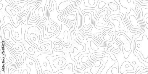 White round strokes map of,curved reliefs topography strokes on terrain texture map background.topography vector desktop wallpaper.land vector terrain path. 