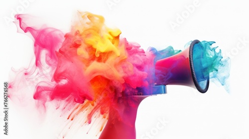 Person Holding Colorful Blow Dryer