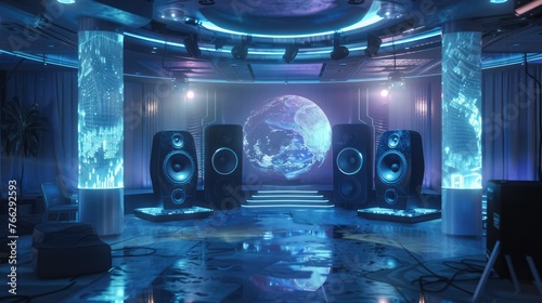 The Apex of Sound Engineering in a Holographic Studio