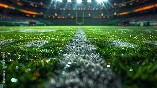 American football field background