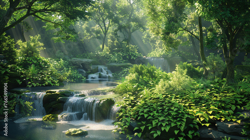 Tranquil Virtual Oasis: A Haven for Relaxation and Meditation
