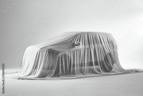 Covered Car or SUV in Studio