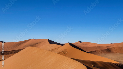 Most of Namibia's deserts are red due to the iron content in the sand.