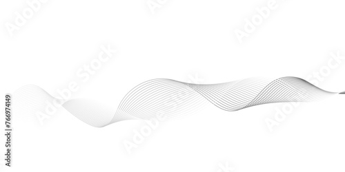 Abstract wavy curve lines background. Modern template abstract design flowing particles wave digital frequency track equalizer. abstract wave line for banner, wallpaper background with wave design.