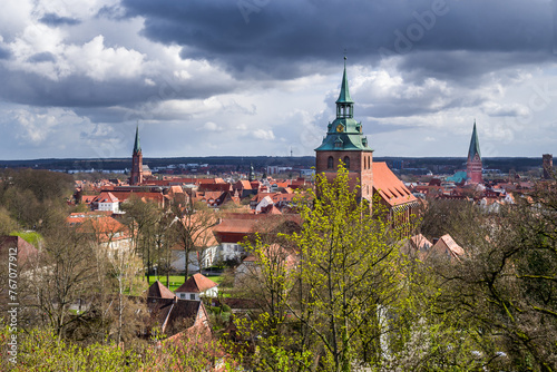 Lüneburg Silhouette Blick vom Kalkberg