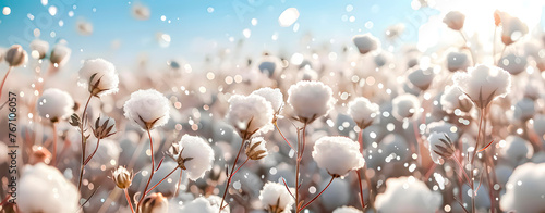 A cotton field.