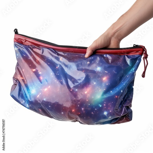 Magnificent Galaxy Minstrels Giant Pouch isolated on white background 