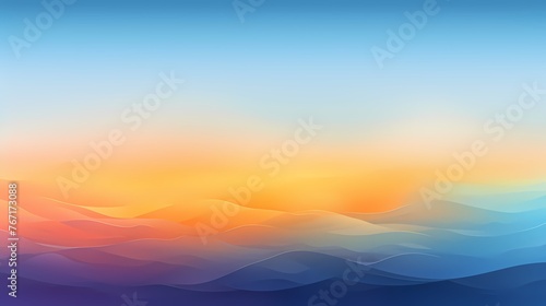 Picture a sunrise gradient background pulsating with life, where warm yellows merge seamlessly into cool blues, fostering creativity in graphic resources.