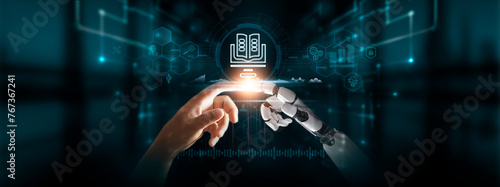 E-learning: Hands of Robot and Human Touch E-learning of Global Networking, Online Education Platforms, Accessible Learning Resources, Empowering Digital Technologies of Future.