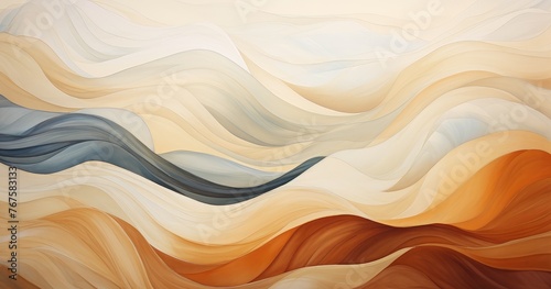 smooth abstract watercolor swirls background