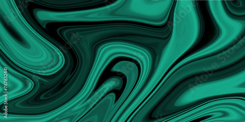 Abstract background of colorful liquid liner. Abstract texture of liquid acrylic. Macro mineral stone malachite on a white background