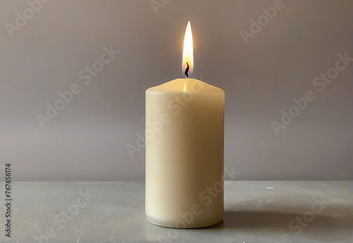 Molded candle made from wax or tallow