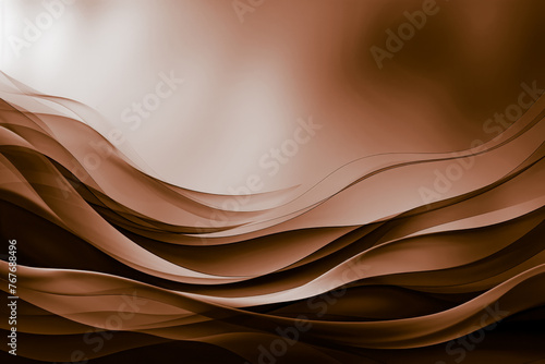 dark chocolate on a mild chocolate and beige coloured background a template copy-space design