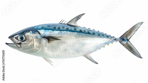 mackerel isolated on the white background