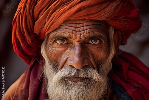 Portrait of a Berber tribesman
